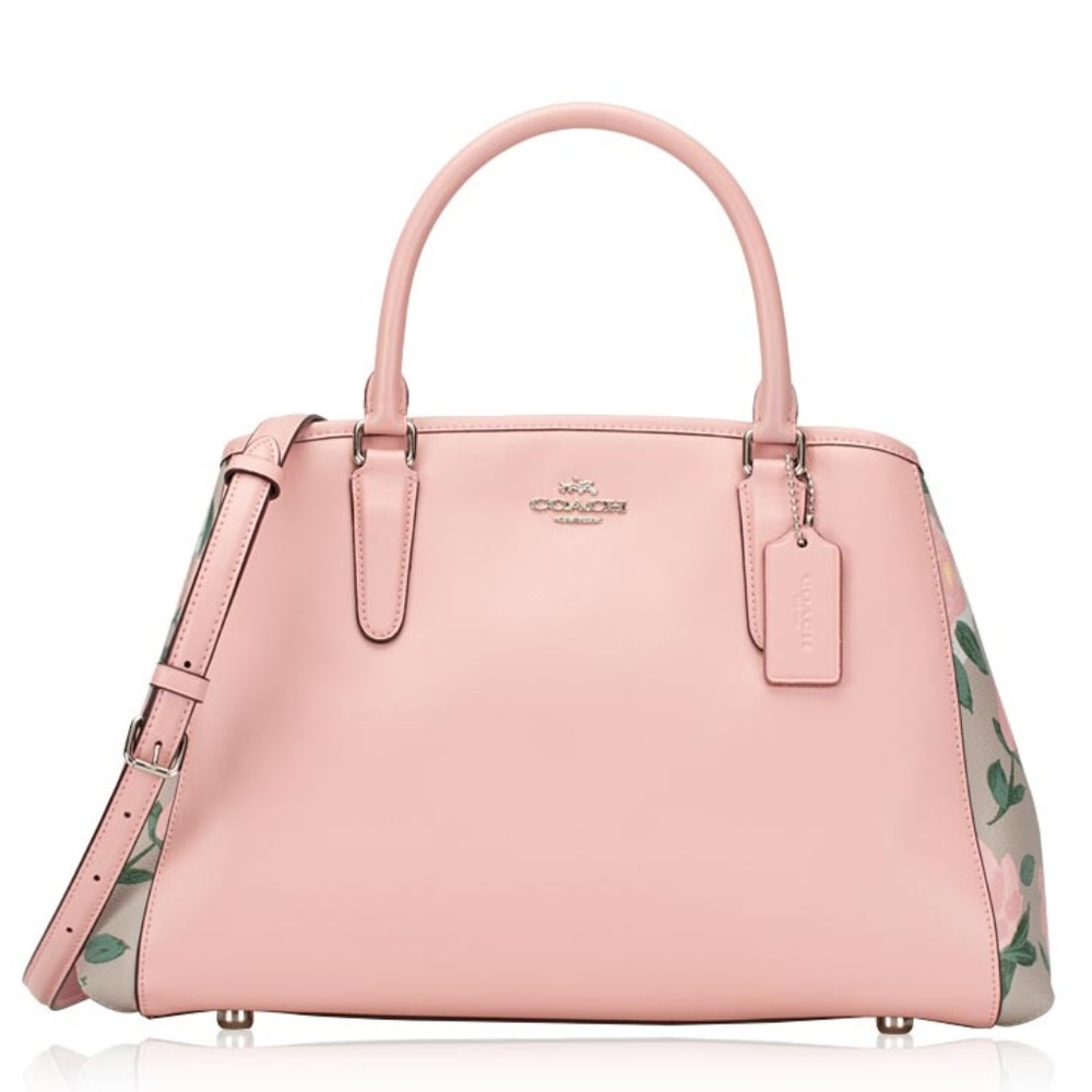 Coach Margot Carryall Camo Rose Satchel Crossbody